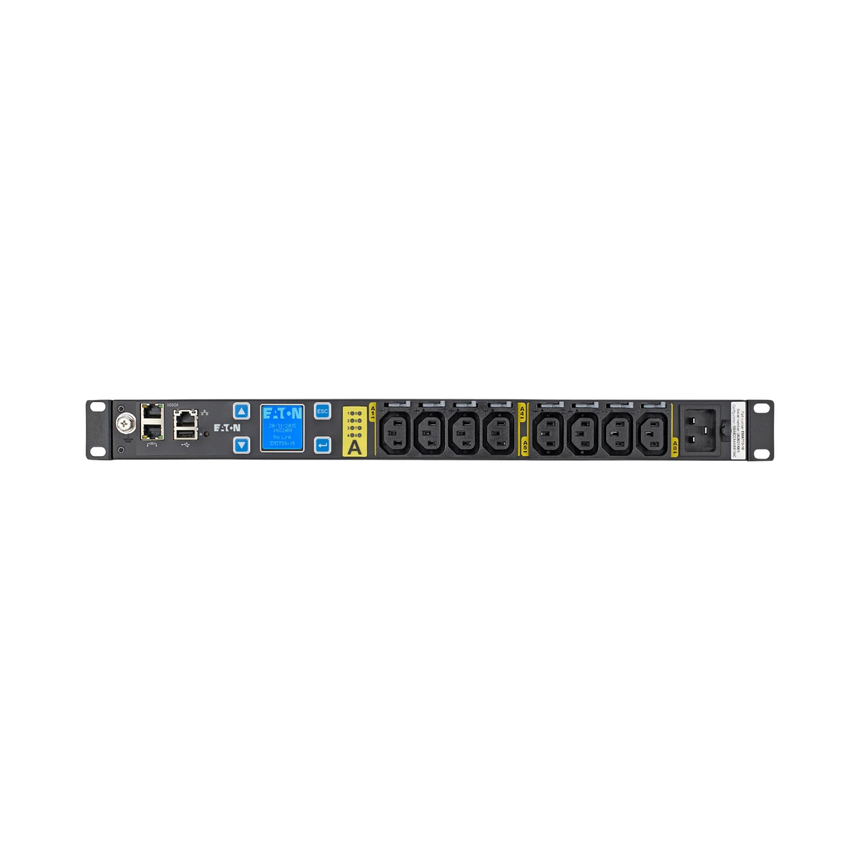 Eaton Managed PDU, 1PH, 1U, C20 Input, 10 ft Cord, 3.84kW, 16A, 200-240V, 8 Outlets (8) C13 — Being Shipped