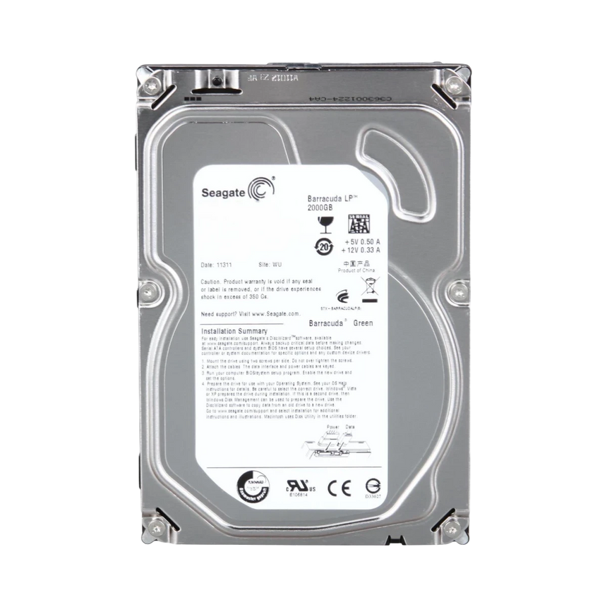 Seagate Barracuda Green 2TB 3.5" 5900RPM SATA Internal Hard Drive — Being Shipped
