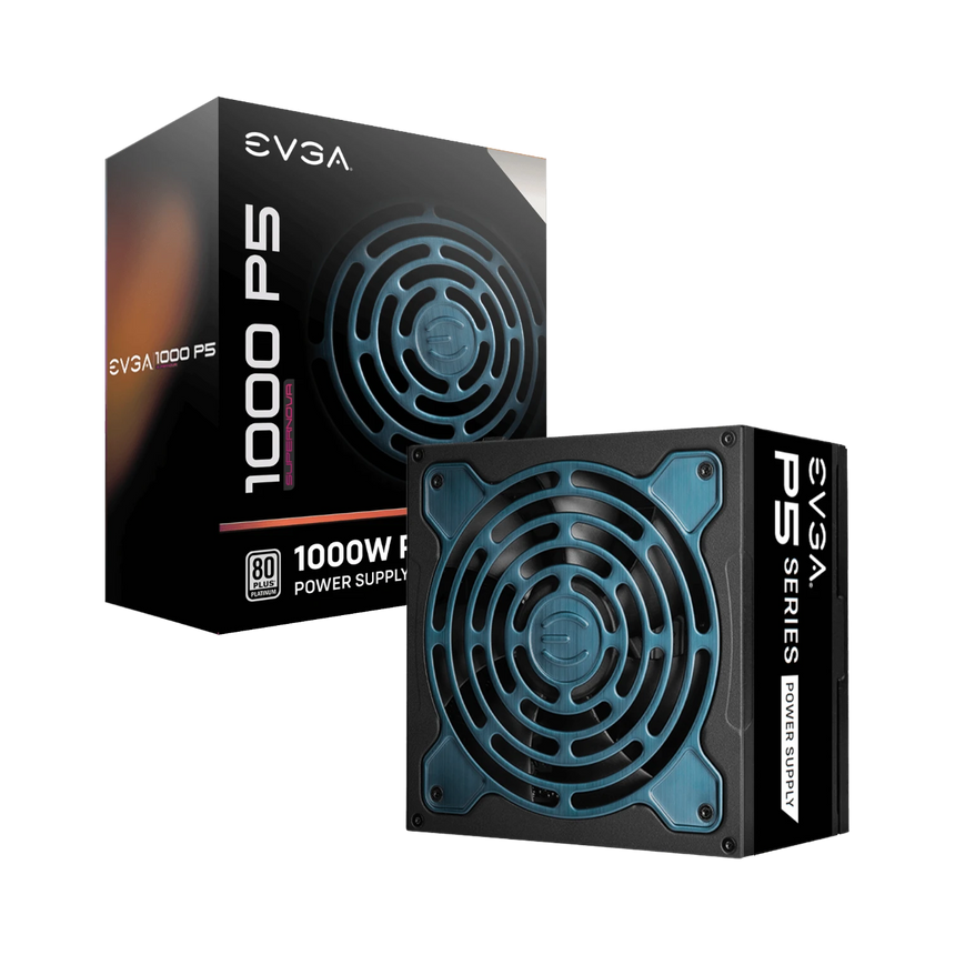 EVGA SuperNOVA 1000 P5, 80 Plus Platinum 1000W, Fully Modular, Eco Mode with FDB Fan, Power Supply — Being Shipped