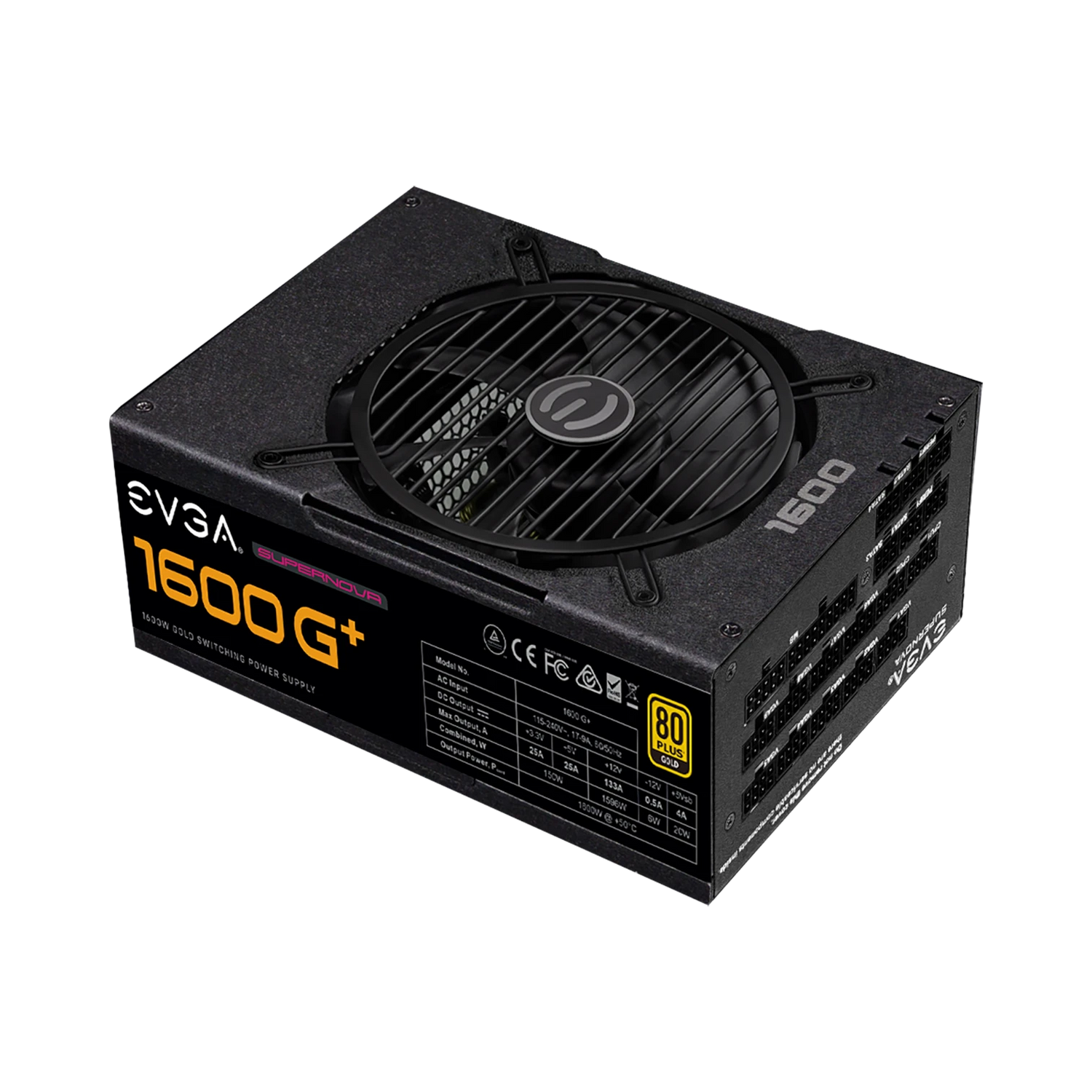 EVGA SuperNOVA 1600 G+, 80+ GOLD 1600W, Fully Modular, Power Supply — Being Shipped