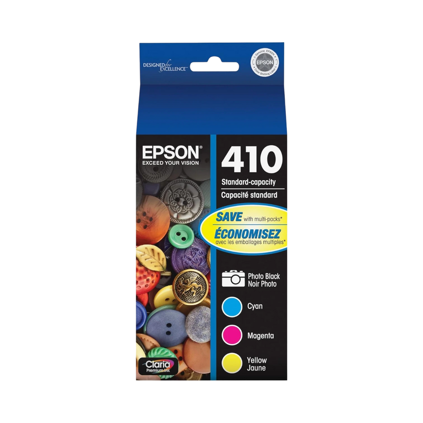 Epson T410 Multipack Standard Capacity Photo Ink Cartridge (Black/Cyan/Magenta/Yellow) — Being Shipped