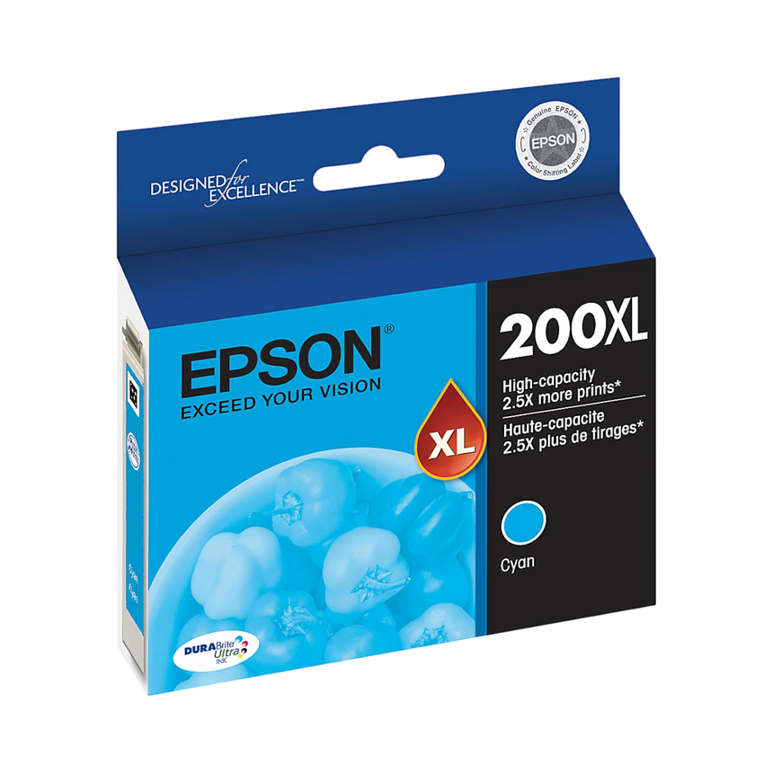 Epson 200XL DURABright High-Capacity Cyan Ink Cartridge — Being Shipped