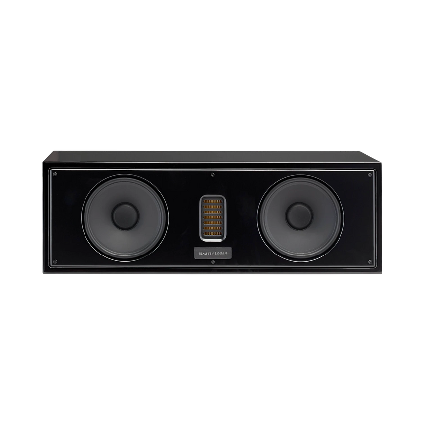 MartinLogan Motion Dual 6-1/2" Passive 2.5-Way Center-Channel Speaker (Gloss Black) — Being Shipped
