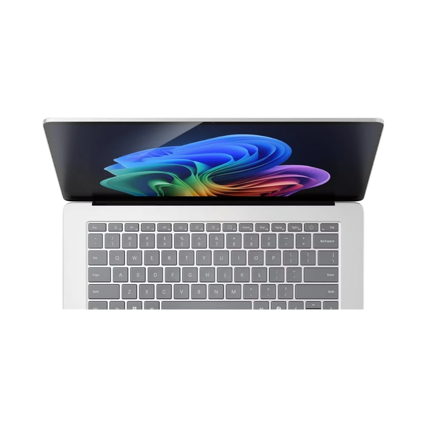 Microsoft Surface 5 Copilot+ 15" Laptop, Qualcomm Snapdragon X Elite, 16GB RAM, 256GB SSD (Platinum) — Being Shipped