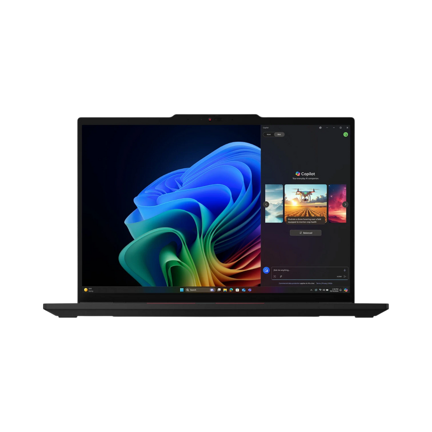 Lenovo ThinkPad T14s Gen 6 Copilot+ 14" Laptop, Qualcomm Snapdragon X Plus, 16GB RAM, 512GB SSD(Eclipse Black) — Being Shipped