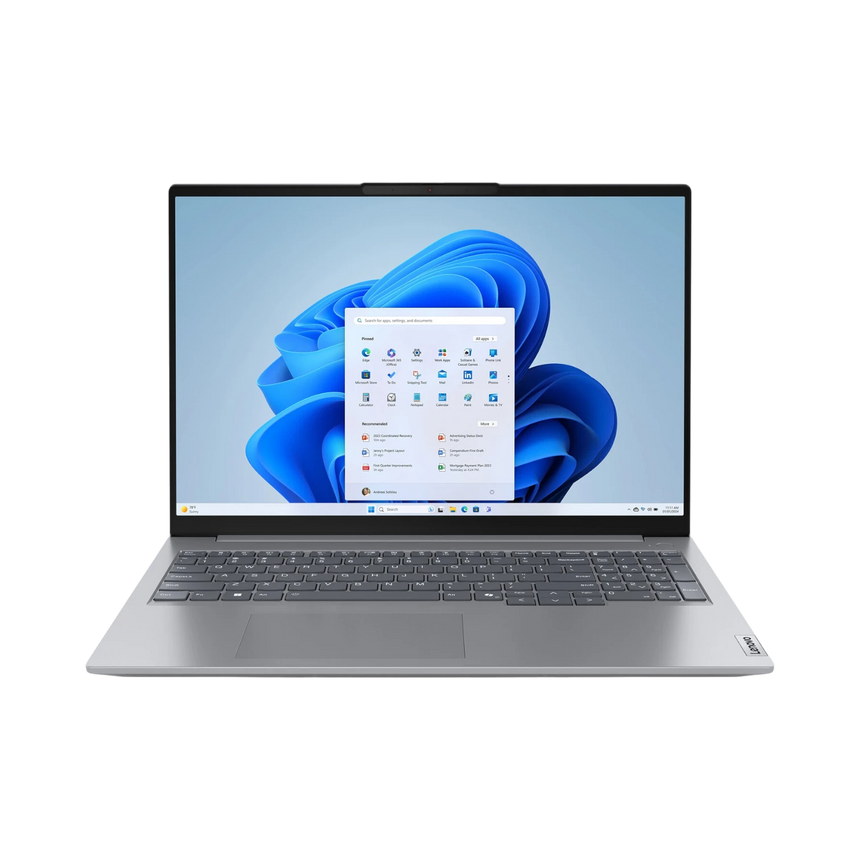 Lenovo ThinkBook 16 G7 ARP 16" Multi-Touch Laptop, AMD Ryzen 5 7535HS, 16GB DDR5 RAM, 512GB SSD (Arctic Gray) — Being Shipped