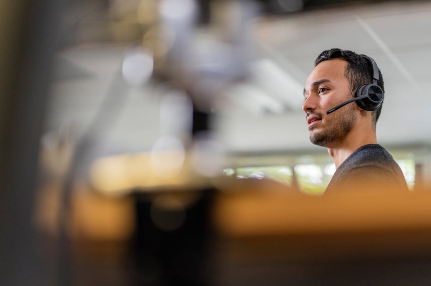 Poly Voyager 4320 Bluetooth Stereo Headset with BT700 USB-A Dongle (Microsoft Teams Certified) — Being Shipped