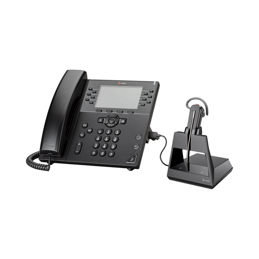 Poly Voyager 4245-M Office Headset with USB-A to Micro USB Cable — Being Shipped