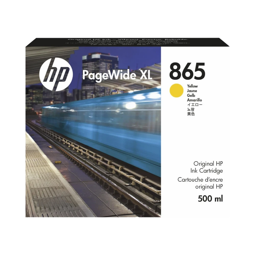 HP 865 500-ml Yellow PageWide XL Ink Cartridge — Being Shipped