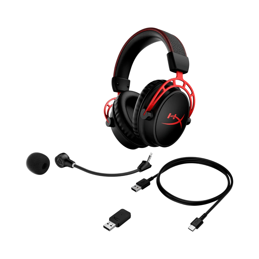 HyperX Cloud Alpha Wireless Over-Ear Gaming Headset (Black & Red) — Being Shipped