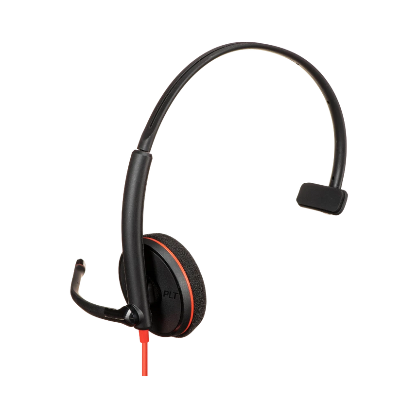 Poly Blackwire 3210 USB Type-A Corded Monaural UC Headset — Being Shipped
