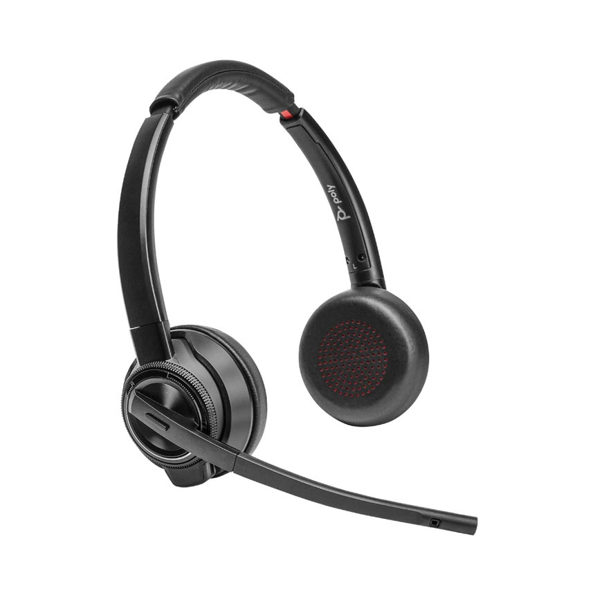 Poly Savi 8420 Office Wireless DECT Stereo Headset (Microsoft Teams Certified) — Being Shipped