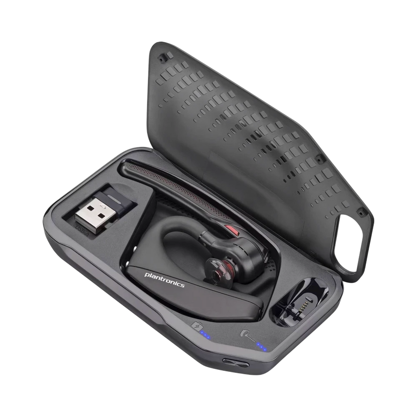 Poly Voyager 5200 UC Bluetooth Headset with BT700 USB-A Dongle — Being Shipped