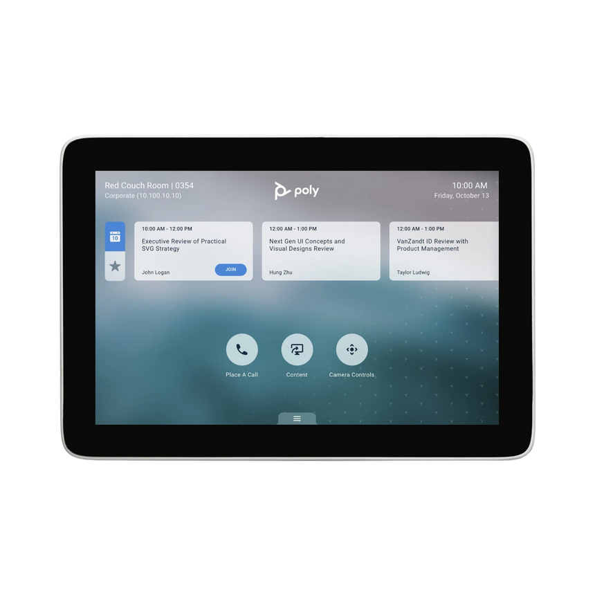 Poly TC8 Touch Controller (GSA/TAA Compliant & JITC Certified) — Being Shipped