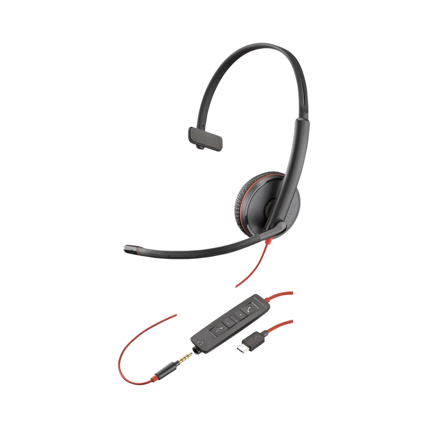 Poly Blackwire C3215 Monaural Headset — Being Shipped
