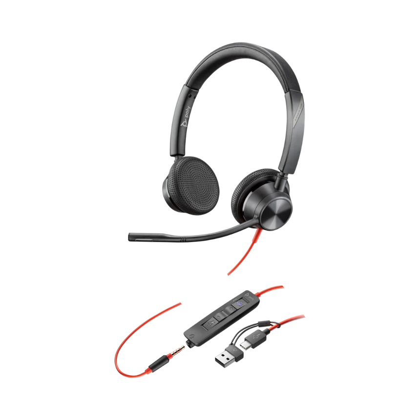 Poly Blackwire 3325 Stereo USB-C Headset (Microsoft Teams Certified) — Being Shipped