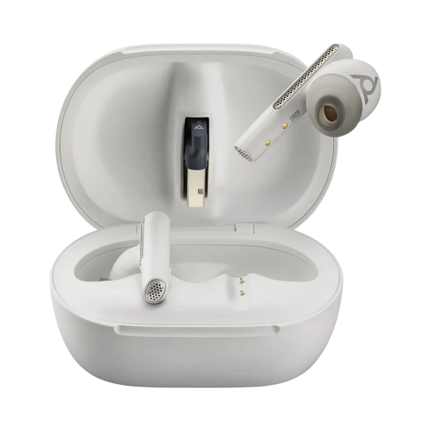 Poly Voyager Free 60+ UC White Sand Earbuds — Being Shipped