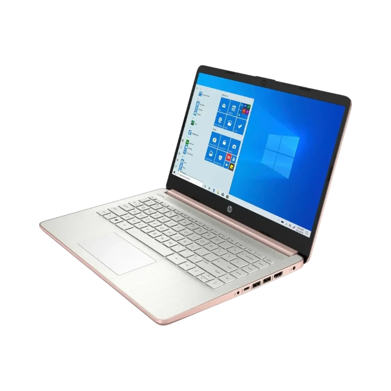 HP 14 Series 14" Touchscreen Laptop, Intel Celeron N4020, 4GB RAM, 64 GB eMMC (Pale Rose Gold) — Being Shipped