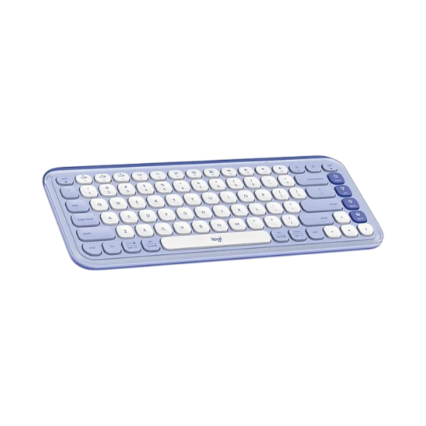 Logitech POP ICON KEYS Wireless Keyboard (Lilac & Off-White) — Being Shipped