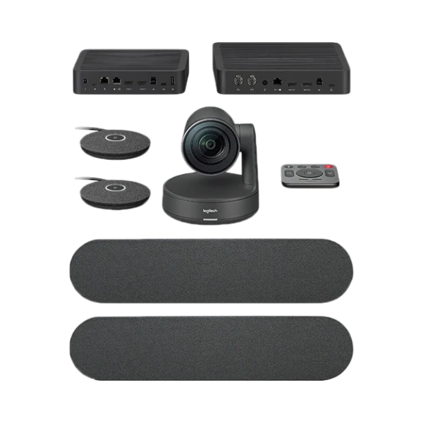 Logitech Rally Plus UHD 4K Conference Camera System with Dual-Speakers and Mic Pods Set — Being Shipped