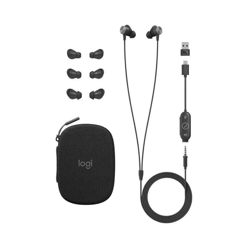 Logitech Zone Wired Earbuds Stereo Headset — Being Shipped