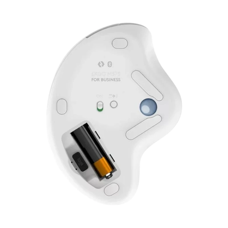 Logitech Ergo M575 Wireless Trackball Mouse for Business (White) — Being Shipped