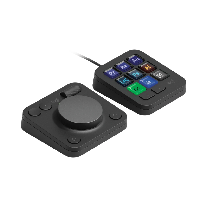 Logitech MX Creative Console Wireless Ergonomic Keypad & Dial (Graphite) — Being Shipped