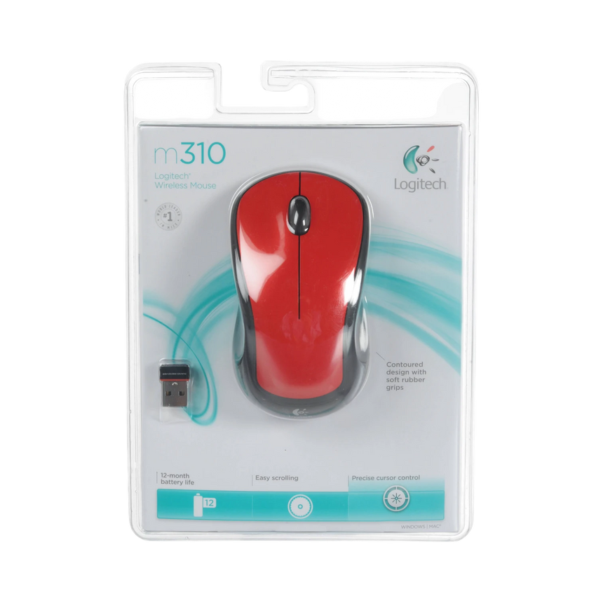 Logitech M310 Wireless Mouse (Glossy Red) — Being Shipped