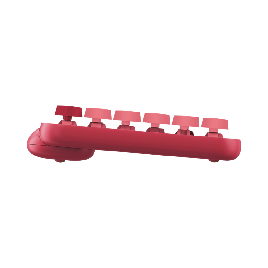 Logitech POP Keys Wireless Bluetooth Mechanical Keyboard (Heartbreaker Rose) — Being Shipped