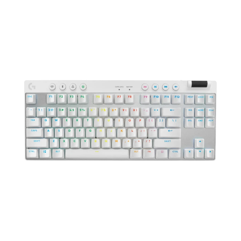 Logitech G PRO X TKL LIGHTSPEED Wireless RGB Gaming Keyboard (White, Tactile) — Being Shipped