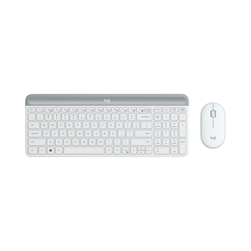 Logitech MK470 Slim Wireless Keyboard and Mouse Combo (Off-white) — Being Shipped