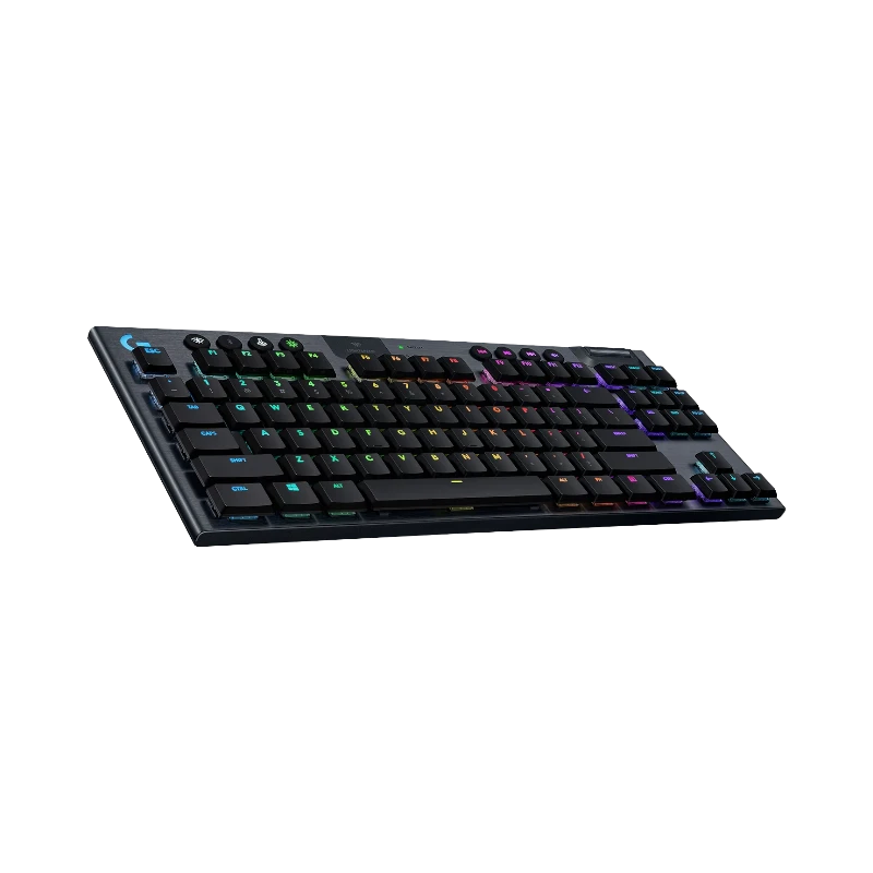 Logitech G G915 TKL LIGHTSPEED Wireless RGB Mechanical Gaming Keyboard (Carbon, GL Clicky) — Being Shipped