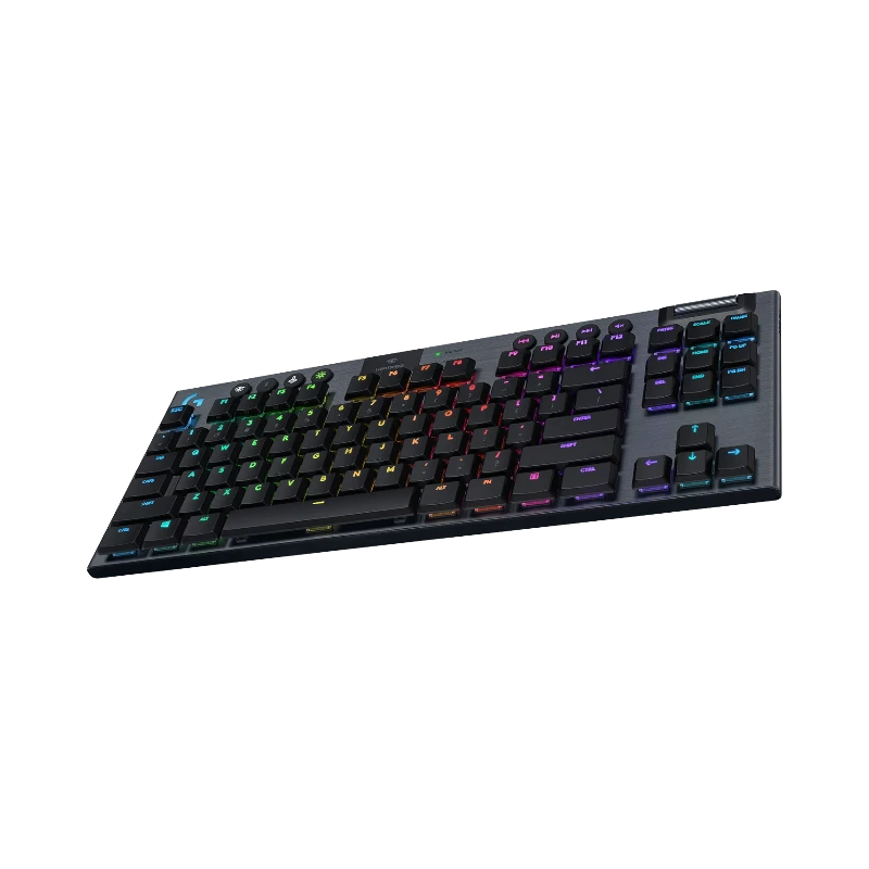Logitech G G915 TKL LIGHTSPEED Wireless RGB Mechanical Gaming Keyboard (Carbon, GL Clicky) — Being Shipped