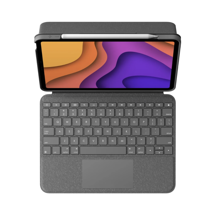 Logitech Folio Touch Keyboard and Trackpad Cover for iPad Air 4th & 5th Gen (Oxford Grey) — Being Shipped
