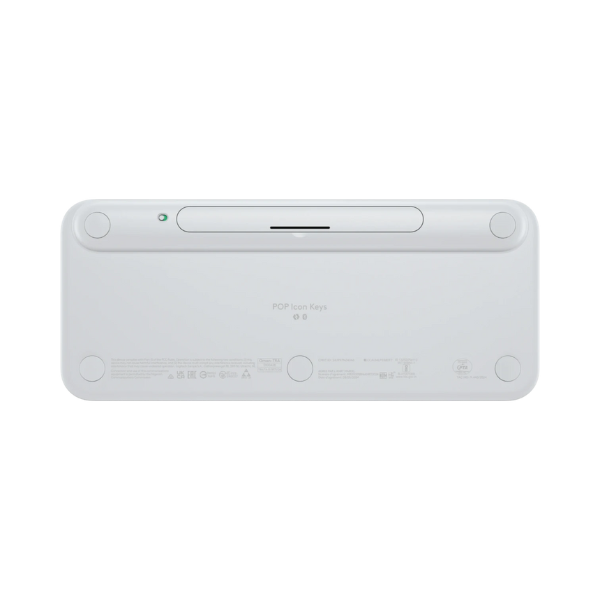 Logitech POP ICON KEYS Wireless Keyboard (Off-White & Orange) — Being Shipped