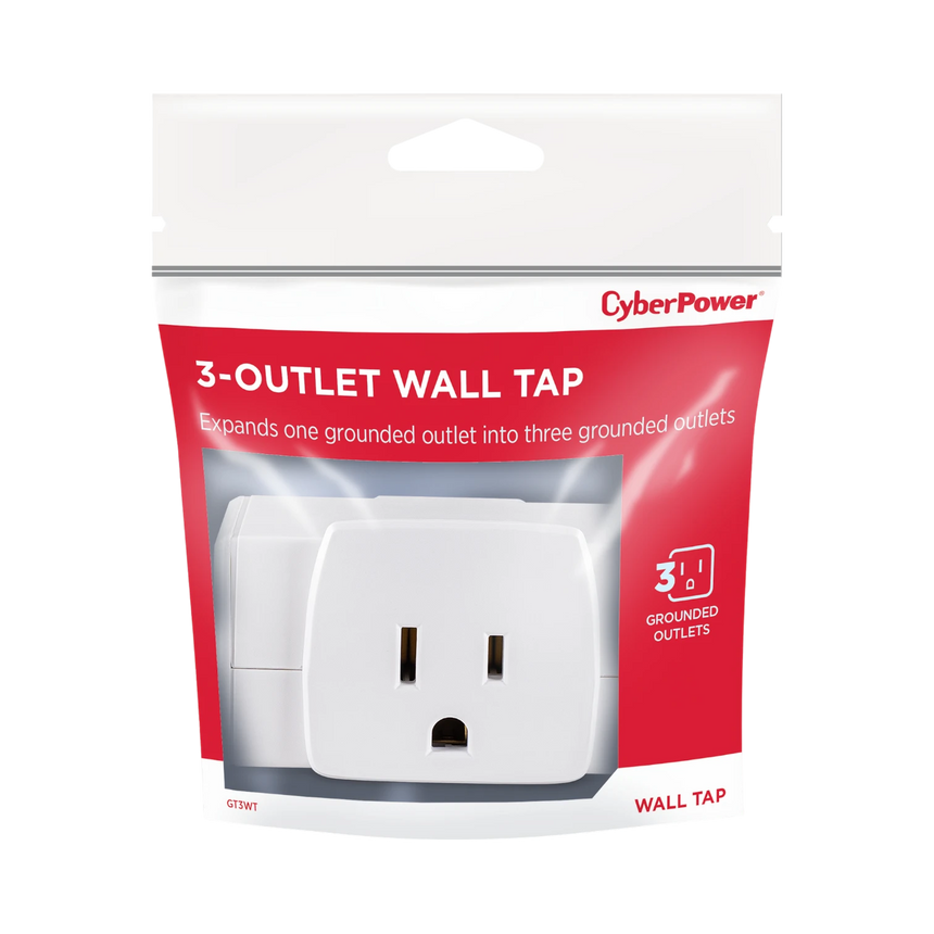 CyberPower GT3WT 3-Sided Wall Tap Outlet — Being Shipped