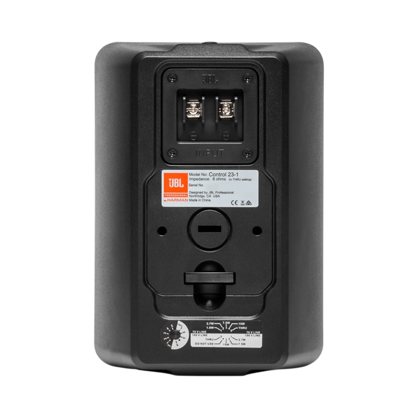 JBL Control 23-1L High-Output Indoor/Outdoor Background/Foreground Speaker (Pair, Black) — Being Shipped