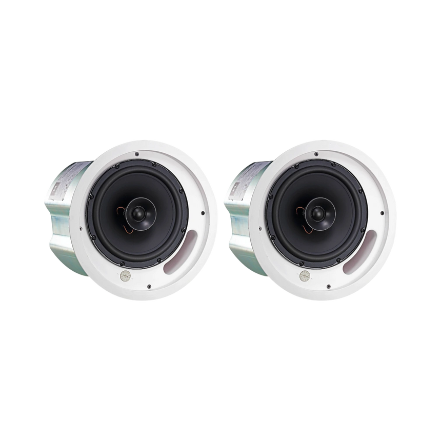 JBL 2-Way 8" Coaxial Ceiling Loudspeaker (Pair, Black) — Being Shipped