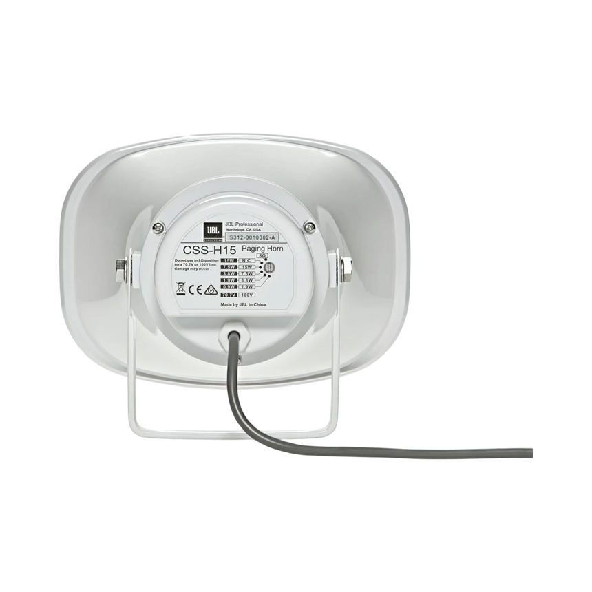 JBL Commercial Solutions Series CSS-H15 15W Paging Horn — Being Shipped