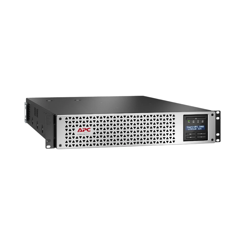 APC Smart-UPS, Line Interactive, 3kVA, Lithium-ion, Rackmount 2U, 120V, 2x NEMA 5-20R+6x NEMA 5-15R outlets, SmartConnect Port+Network Card, AVR, LCD — Being Shipped