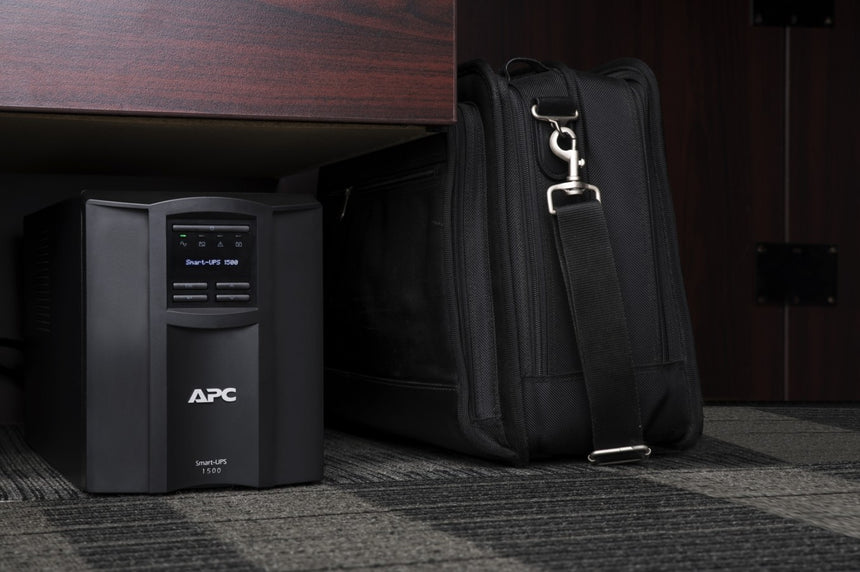 APC Smart-UPS, Line Interactive, 1500VA, Tower, 230V, 8x IEC C13 outlets, SmartConnect Port+SmartSlot, AVR, LCD — Being Shipped
