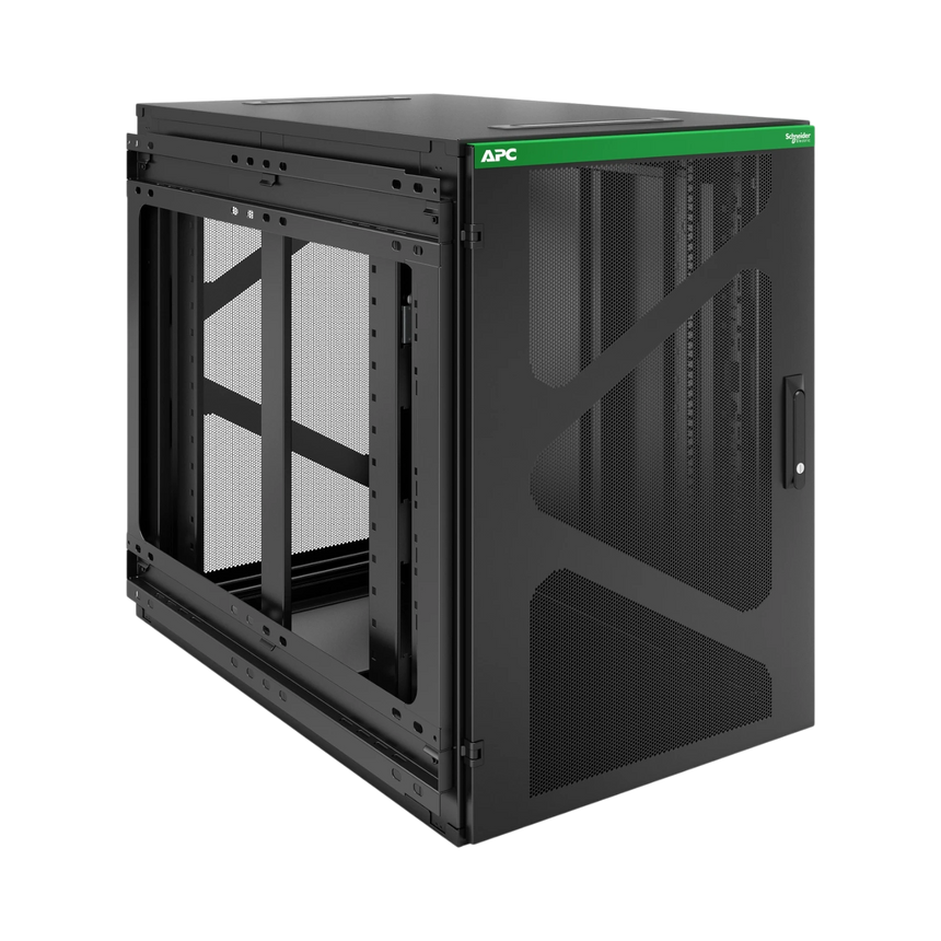 APC NetShelter 18U Wallmount Rack Enclosure Cabinet Side Mount UPS Depth — Being Shipped