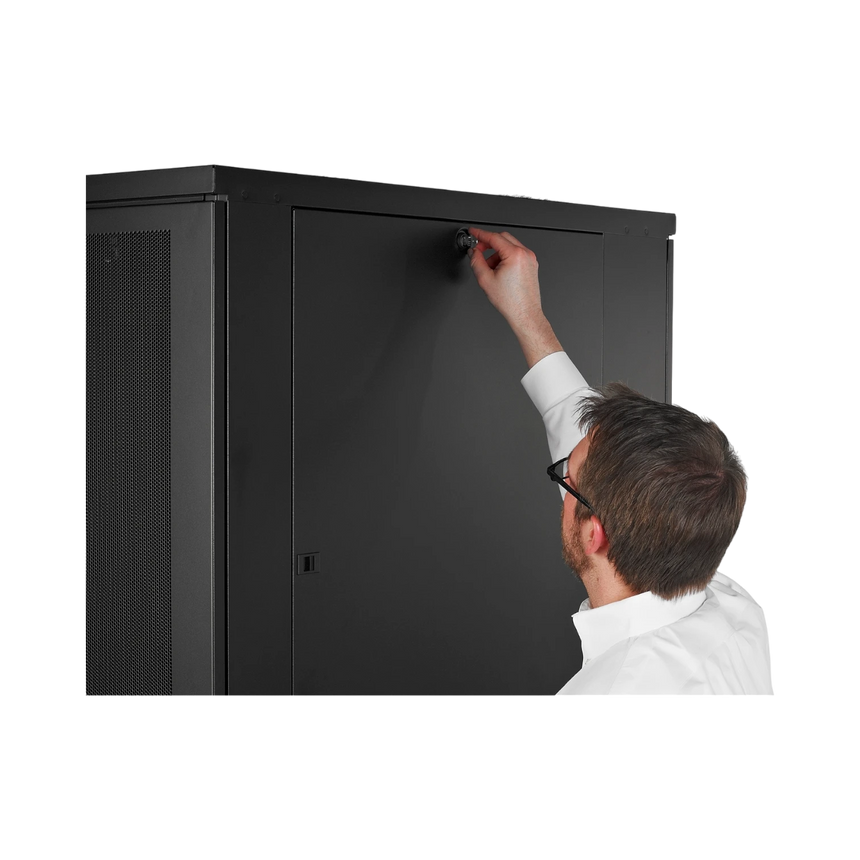 APC NetShelter SV 42U 600mm Wide x 1200mm Deep Enclosure with Sides Black — Being Shipped