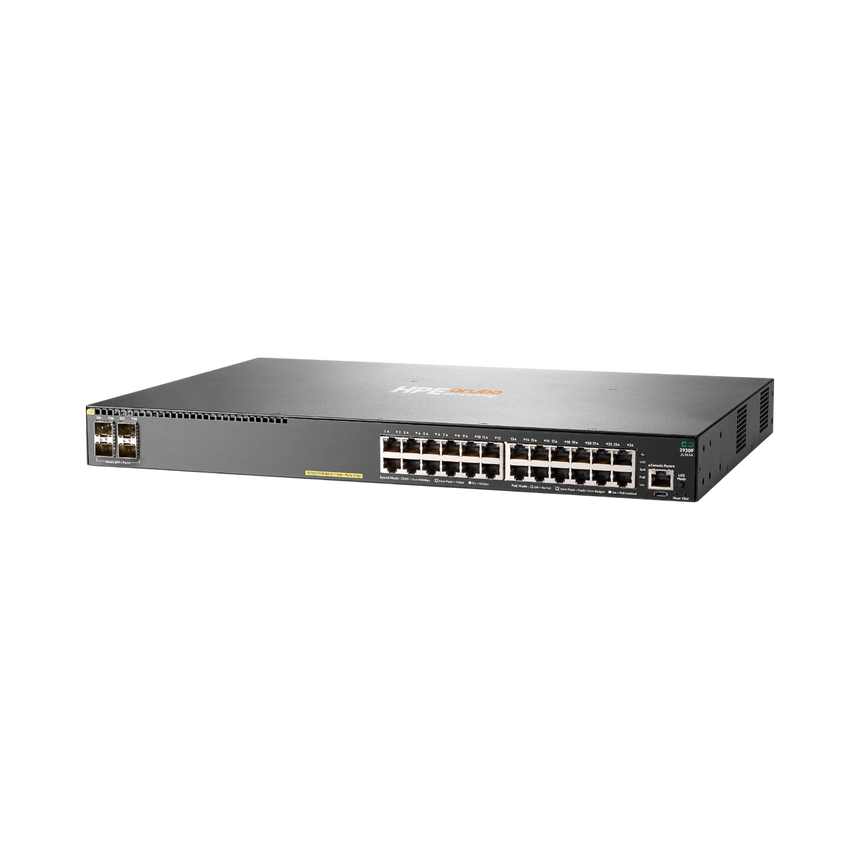 Aruba 2930F 24-Port Gigabit PoE+ Compliant Managed Network Switch — Being Shipped