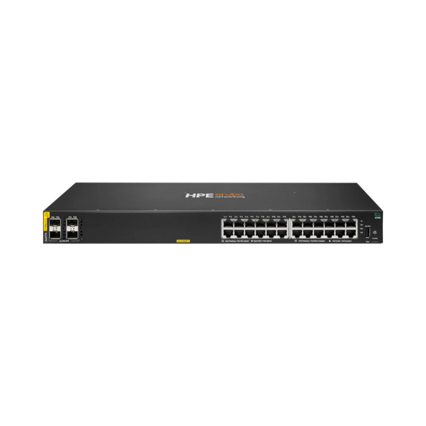 Aruba Networking CX 6100 24G Class4 PoE 4SFP+ 370W Switch — Being Shipped