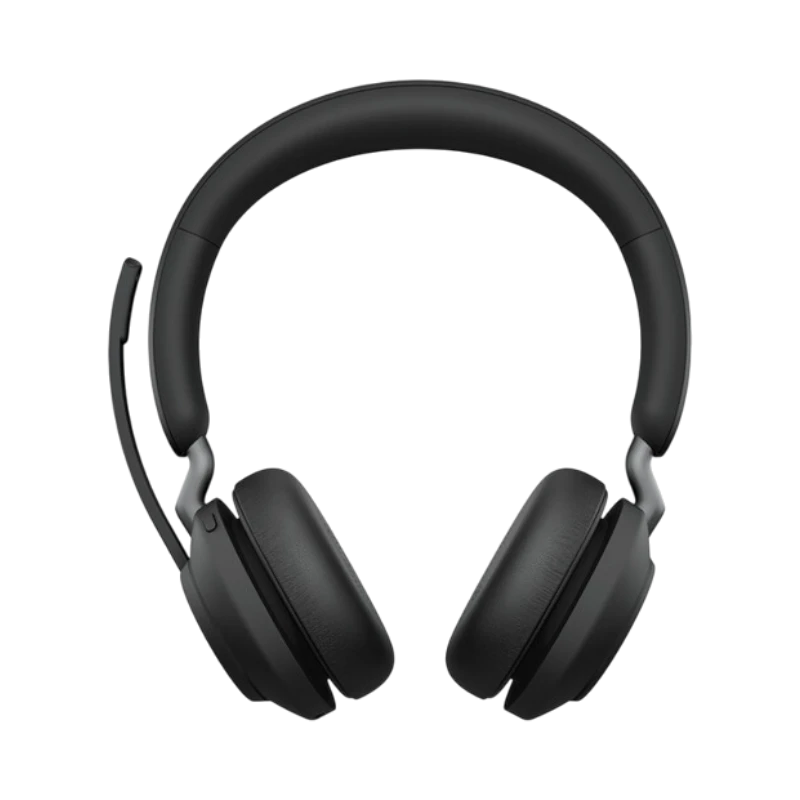 Jabra Evolve2 65 Stereo Wireless On-Ear Headset with Stand (Unified Communication, USB Type-A, Black) — Being Shipped