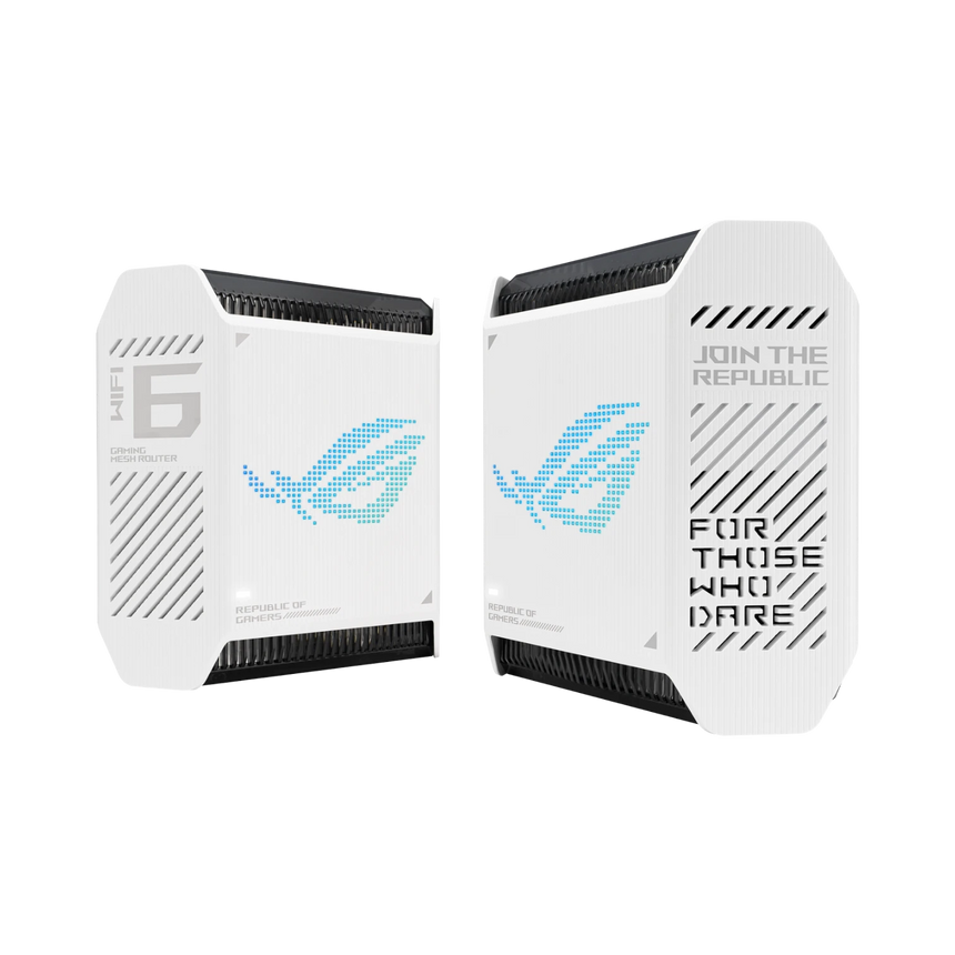 ASUS ROG Rapture GT6 AX10000 Wireless Tri-Band Gigabit Mesh Wi-Fi System (2-Pack, Moonlight White) — Being Shipped