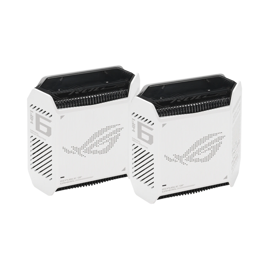 ASUS ROG Rapture GT6 AX10000 Wireless Tri-Band Gigabit Mesh Wi-Fi System (2-Pack, Moonlight White) — Being Shipped