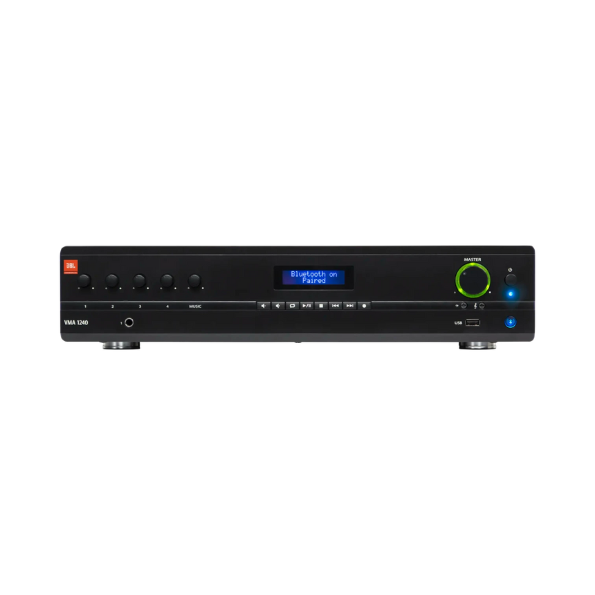 JBL VMA1240 Commercial Series 240W Bluetooth-Enabled Mixer/Amplifier (5-In/1-Out) — Being Shipped