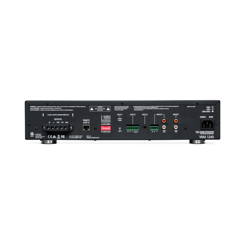 JBL VMA1240 Commercial Series 240W Bluetooth-Enabled Mixer/Amplifier (5-In/1-Out) — Being Shipped